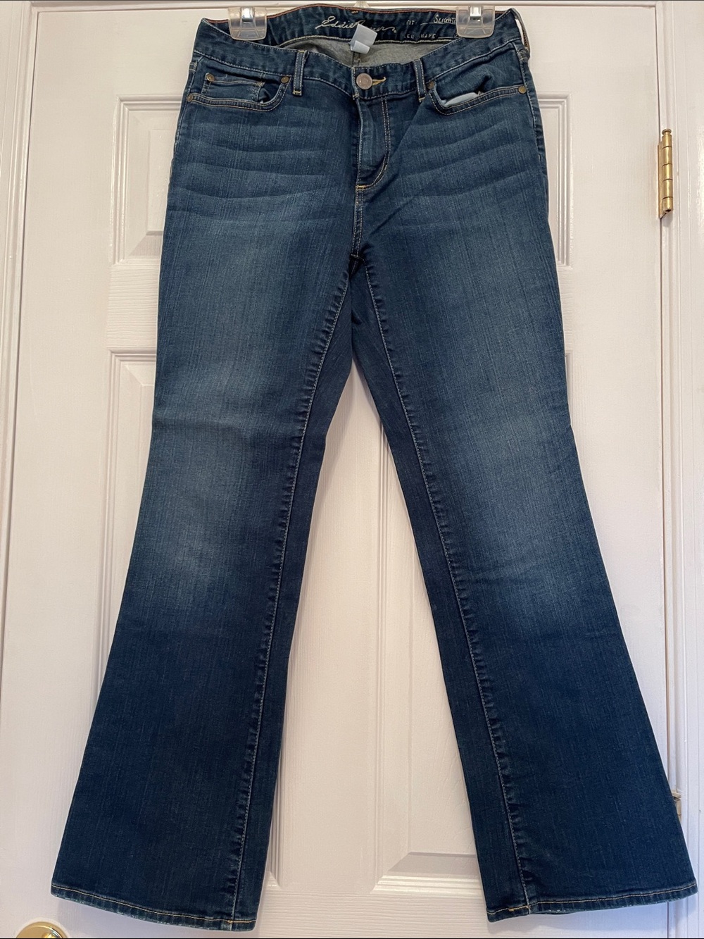 Eddie Bauer Ladies' Dark Wash Blue Bootcut Jeans, size 10S